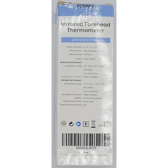 Digital Forehead Thermometer - Infrared - White - Picture 7 of 7